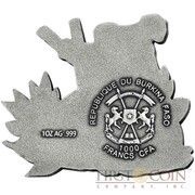1000 Francs CFA The Koala - Irregular obverse image
