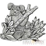 1000 Francs CFA The Koala - Irregular, Burkina Faso, 2016 reverse image