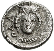 Obol, Greece (ancient), 387 BC - 372 BC reverse image