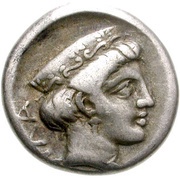 Hemidrachm, Greece (ancient), 387 BC - 372 BC reverse image