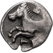 Obol, Greece (ancient), 387 BC - 350 BC reverse image