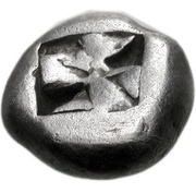 Drachm, Greece (ancient), 500 BC - 480 BC reverse image
