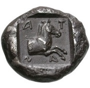 Stater, Greece (ancient), 457 BC - 448 BC reverse image