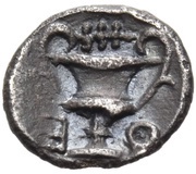 Tetartemorion, Greece (ancient), 425 BC - 395 BC reverse image