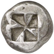 Drachm, Greece (ancient), 525 BC - 480 BC reverse image