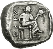 Stater, Greece (ancient), 450 BC - 440 BC reverse image