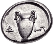 Stater - Dio, Greece (ancient), 390 BC - 382 BC reverse image