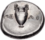 Stater - Peli, Greece (ancient), 379 BC - 368 BC reverse image