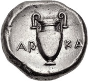 Stater - Arka, Greece (ancient), 368 BC - 364 BC reverse image