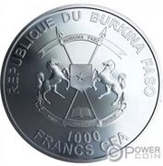 1000 Francs CFA Three Elephants obverse image