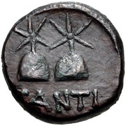 Dichalkon - Parisades IV Philometor Panticapaeum, Greece (ancient), 135 BC - 125 BC reverse image