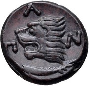 Tetrachalkon - Spartocus III Panticapaeum, Greece (ancient), 293 BC - 283 BC reverse image