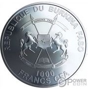 1000 Francs CFA Two young Elephants obverse image