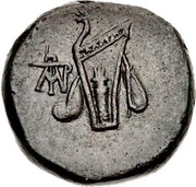 Obol - Mithridates VI Panticapaeum, Greece (ancient), 80 BC - 70 BC reverse image