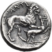 Hemidrachm - Leucon I Panticapaeum, Greece (ancient), 370 BC - 355 BC reverse image
