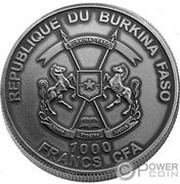 1000 Francs CFA Moses Exodus obverse image