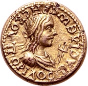 Stater - Rhescuporis II Elagabalus; Panticapaeum obverse image