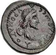 2 Denarii - Sauromates II Panticapaeum obverse image