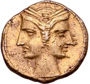 ⅜ Shekel Carthaginian occupation of Bruttium obverse image
