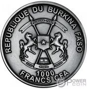 1000 Francs CFA Echinoidea obverse image