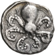 Triobol, Greece (ancient), 525 BC - 425 BC reverse image