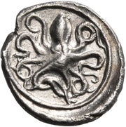 Triobol, Greece (ancient), 425 BC - 350 BC reverse image
