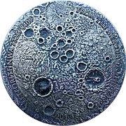 1000 Francs CFA NANO Mercury Meteorite NWA 7325/8409, Burkina Faso, 2017 reverse image