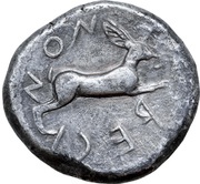 Tetradrachm, Greece (ancient), 475 BC - 474 BC reverse image