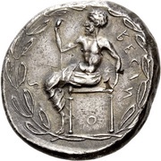 Tetradrachm, Greece (ancient), 445 BC - 435 BC reverse image