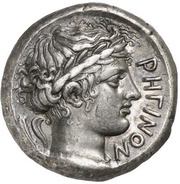 Tetradrachm, Greece (ancient), 415 BC - 387 BC reverse image