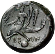 Uncia, Greece (ancient), 215 BC reverse image