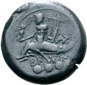 Quadrans, Greece (ancient), 200 BC - 100 BC reverse image