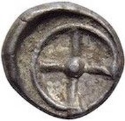 ¼ Obol, Greece (ancient), 480 BC - 470 BC reverse image