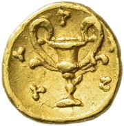 Obol, Greece (ancient), 334 BC - 332 BC reverse image