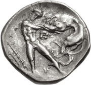 Diobol, Greece (ancient), 380 BC - 325 BC reverse image