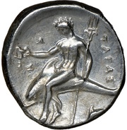 Stater - Sa-, A- and S-, Greece (ancient), 332 BC - 302 BC reverse image