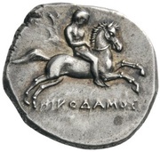 Stater - Nikodamos, Eu... and Xor... obverse image