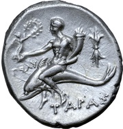 Nomos - Sostratos, Greece (ancient), 281 BC - 272 BC reverse image