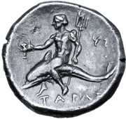 Nomos - Lykon, Si- and Py-, Greece (ancient), 280 BC - 272 BC reverse image