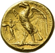 Stater, Greece (ancient), 272 BC reverse image
