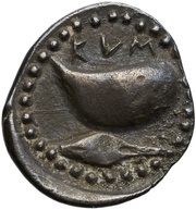 Obol, Greece (ancient), 470 BC - 455 BC reverse image