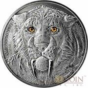 5000 Francs CFA Smilodon, Burkina Faso, 2013 reverse image