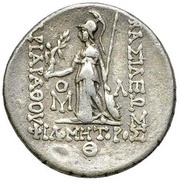 Drachm - Ariarathes VII Philometor, Greece (ancient), 109 BC - 107 BC reverse image
