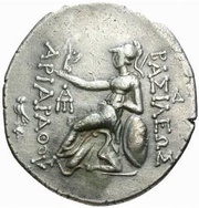 Tetradrachm - Ariarathes IV Eusebes, Greece (ancient), 220 BC - 163 BC reverse image