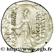 Tetradrachm In the name of Antiochus VII, Greece (ancient), 101 BC - 100 BC reverse image