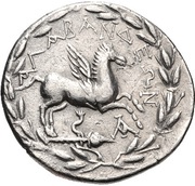 Tridrachm, Greece (ancient), 167 BC - 166 BC reverse image