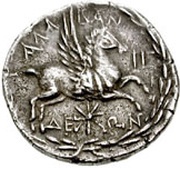 Tridrachm, Greece (ancient), 166 BC - 133 BC reverse image