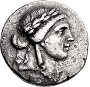 Tetradrachm - Menandros obverse image