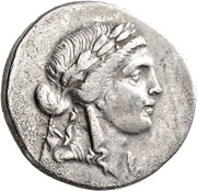 Tetradrachm - Aineas obverse image
