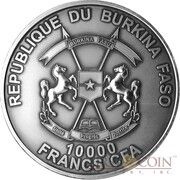 10 000 Francs CFA Canonization of John Paul II obverse image